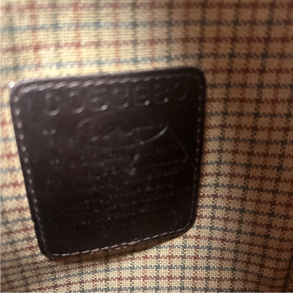 Brighton Leather Handbag Retired Brown Textured Pebbled Boxy Shoulder Bag - Picture 10 of 16